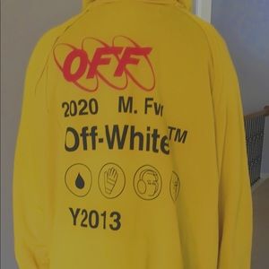 off white hoodie oversized